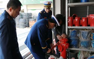 咸寧市多部門聯合開展消防產品專項檢查